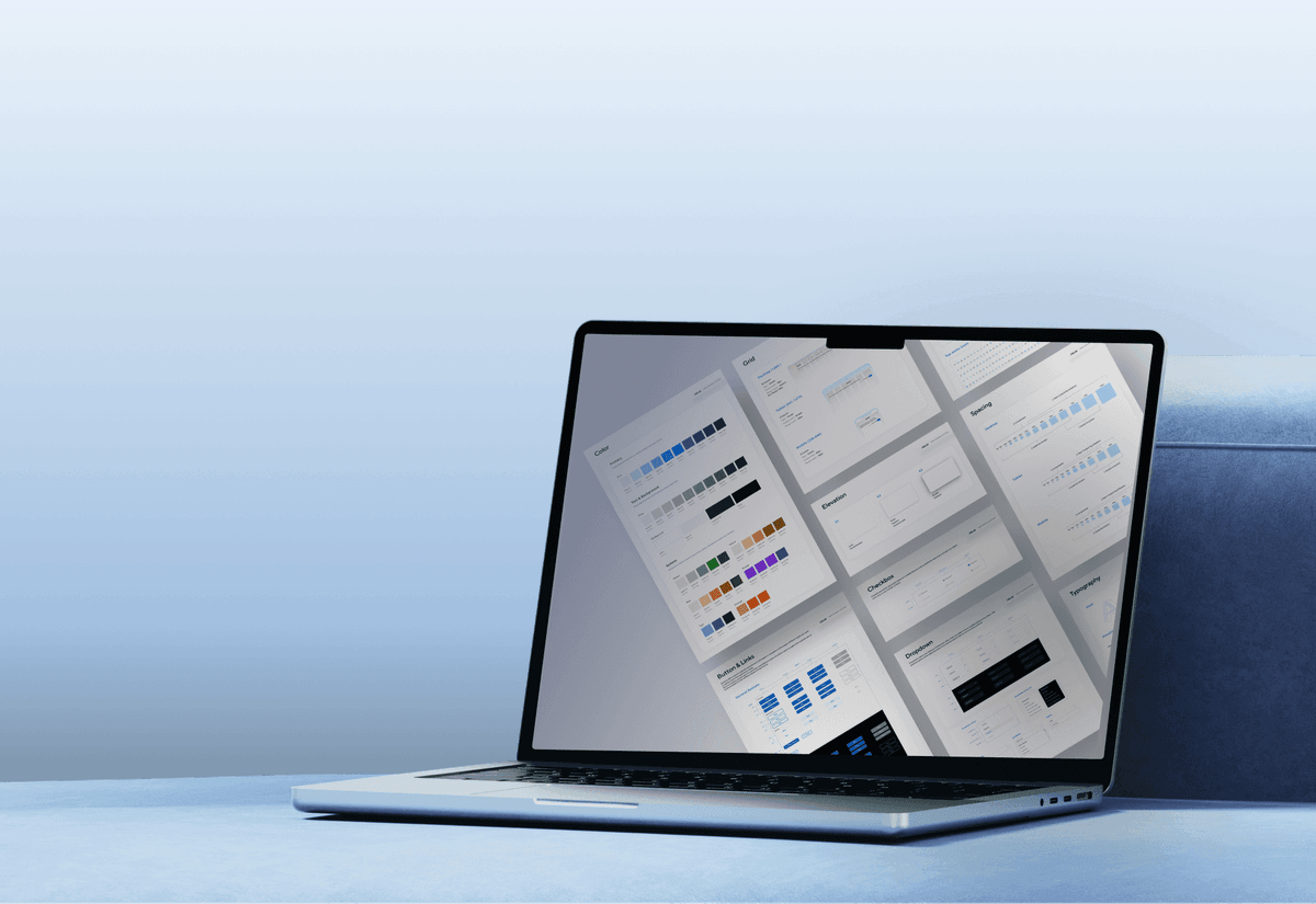 Design system documentation open in a real workspace setting.